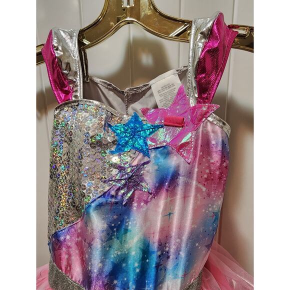 Girl’s 4-6 Barbie Star Light Adventure Galactic Princess Dress Halloween Costume - Picture 5 of 9
